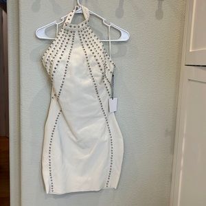 By the way - now superdown by revolve size small white studded dress